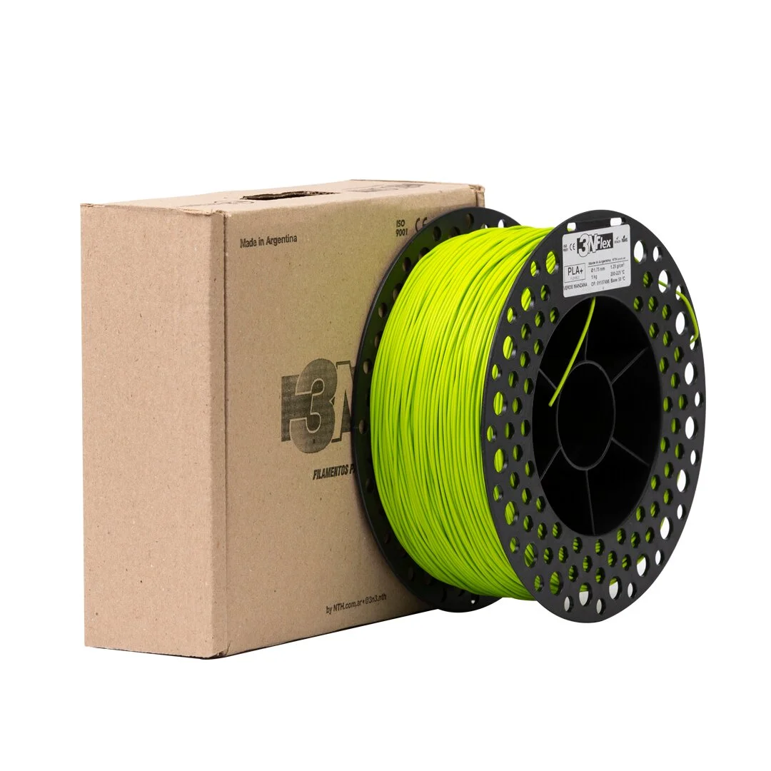 FLEXIBLE PLAFLEX 3N3 AMARILLO  FILAMENTO 3D 1.75MM 1KG
