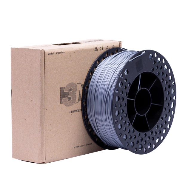 FLEXIBLE PLAFLEX 3N3 GRIS PLOMO FILAMENTO 3D 1.75MM 1KG