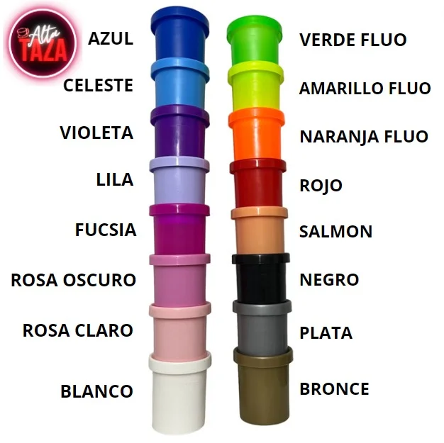 Azul ALTA TAZA interior de taza para impresión 3d con borde polimero AT