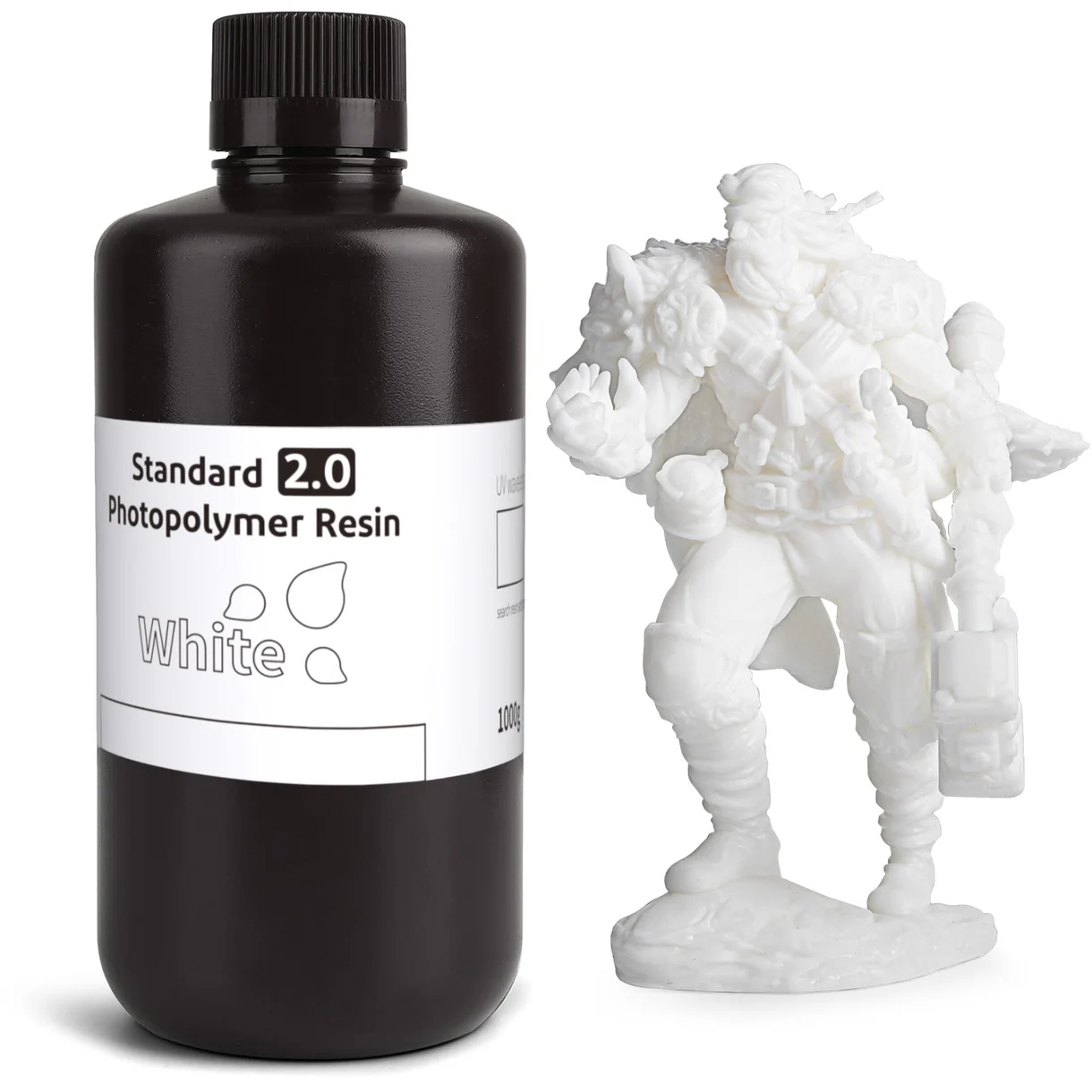BLANCO ESTANDAR V2.0 RESINA ELEGOO 1KG 50.103.0120