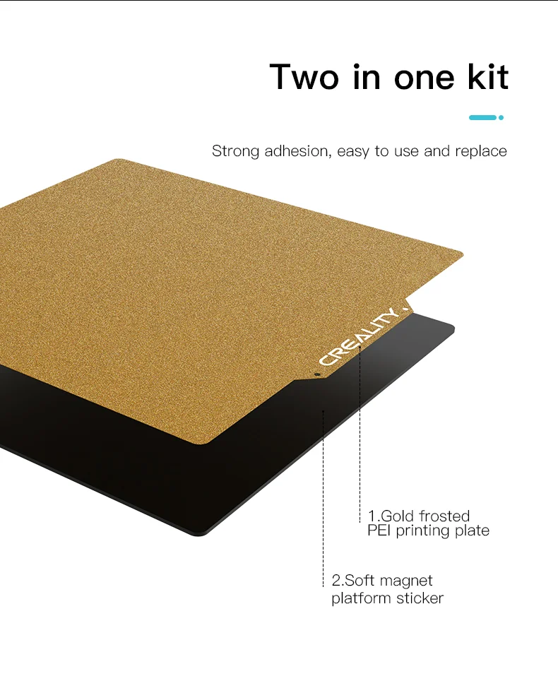 Cama Magnetica PEI 235x235X2mm PEI Printing Plate Frosted Surface Creality 4004090038