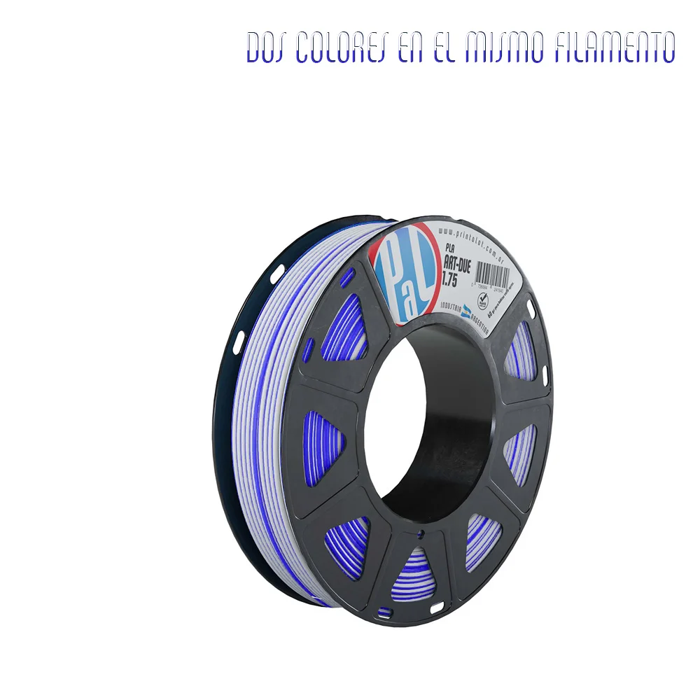 TANGO (BLANCO-CELESTE) PLA Art Due Printalot Filamento 1,75 Mm X 250 Grs ::
