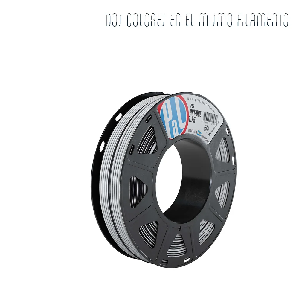 CLASSICA BLANCO-NEGRO PLA Art Due Printalot Filamento 1,75 Mm X 250 Grs