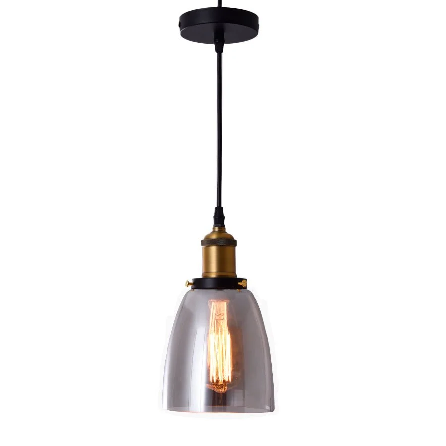 Aplique Luminaria Lampara colgante Smoke Harlem Copa
