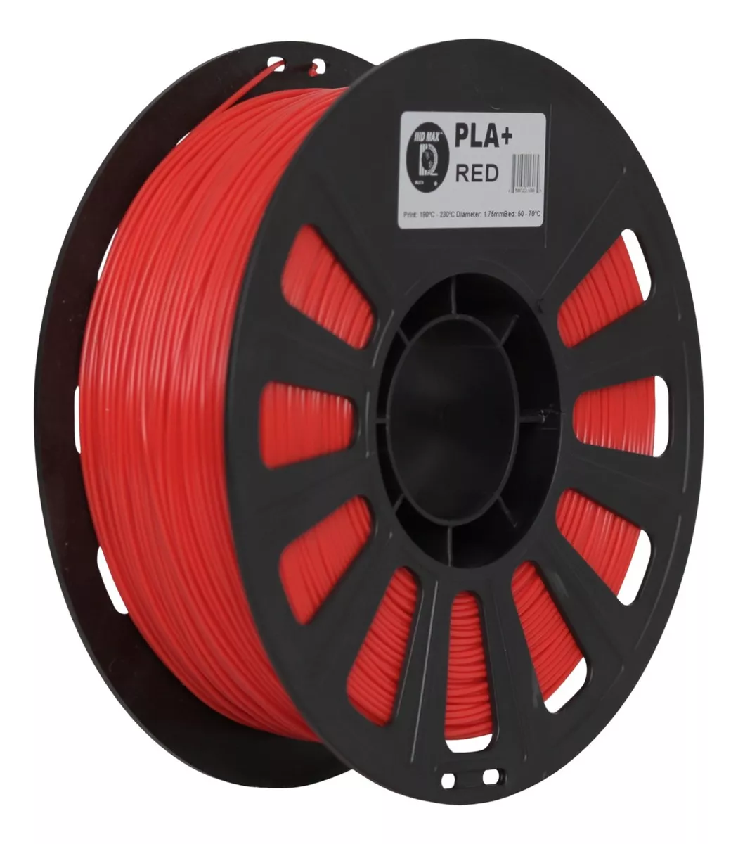 ROJO RED (NUEVO) IIIDMAX PLA Filamento 3D 1.75 1KG